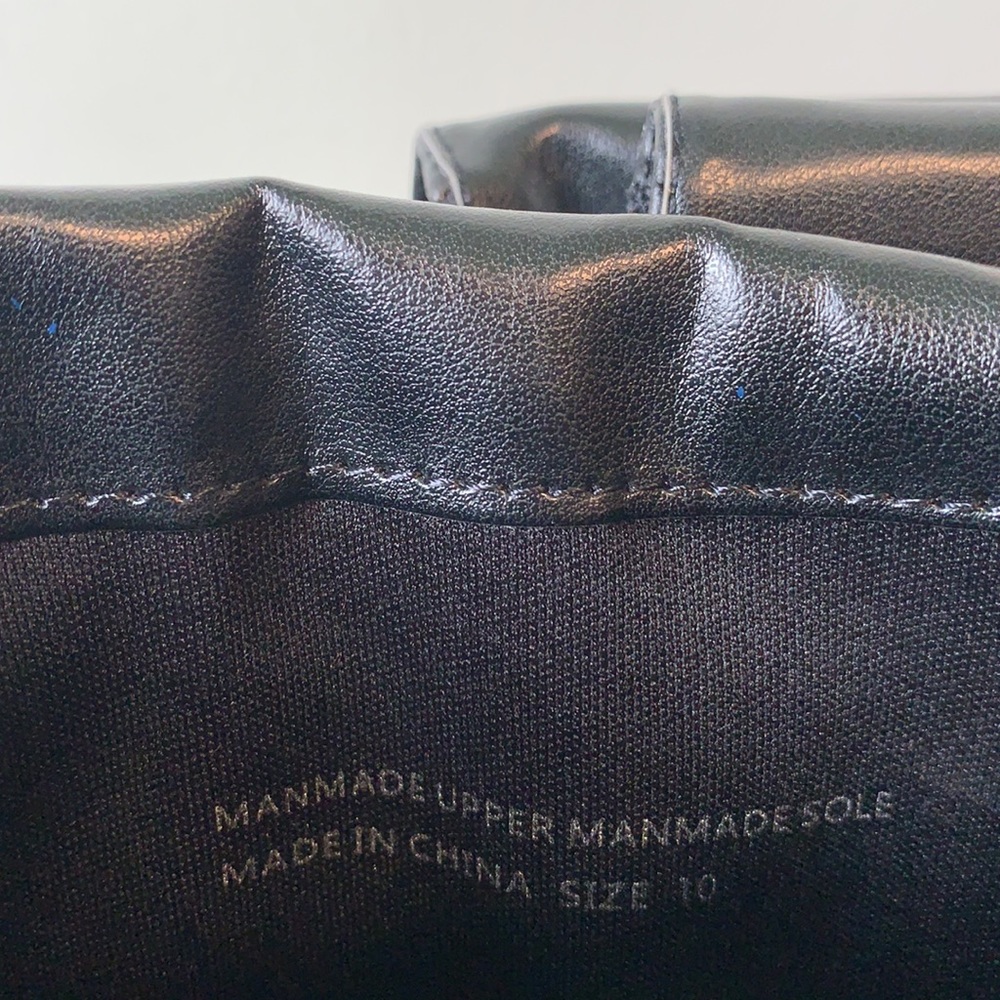 Quilted Over the Knee Black Tall Riding Boots - Picture 8 of 8